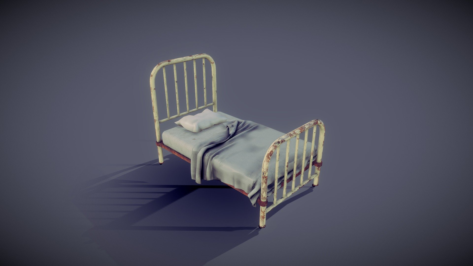 Hospital Bed - Download Free 3D Model By Loxfear [f8c13a1] - Sketchfab