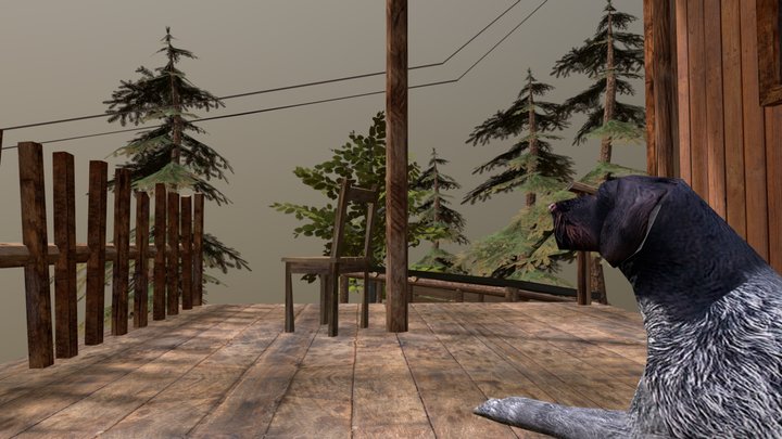 DAE Diorama - Forest Loner 3D Model