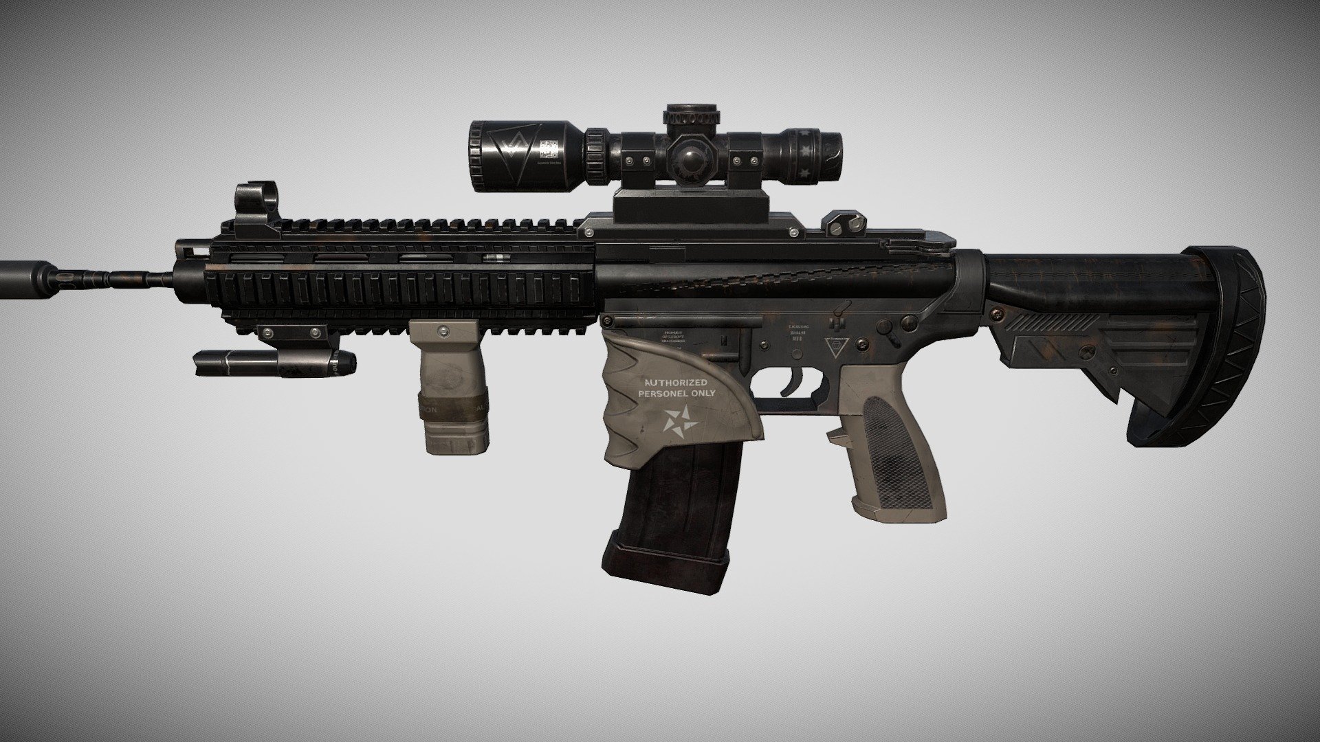 M4A1 - 3D model by gemma.tnhuong [f8c18e2] - Sketchfab