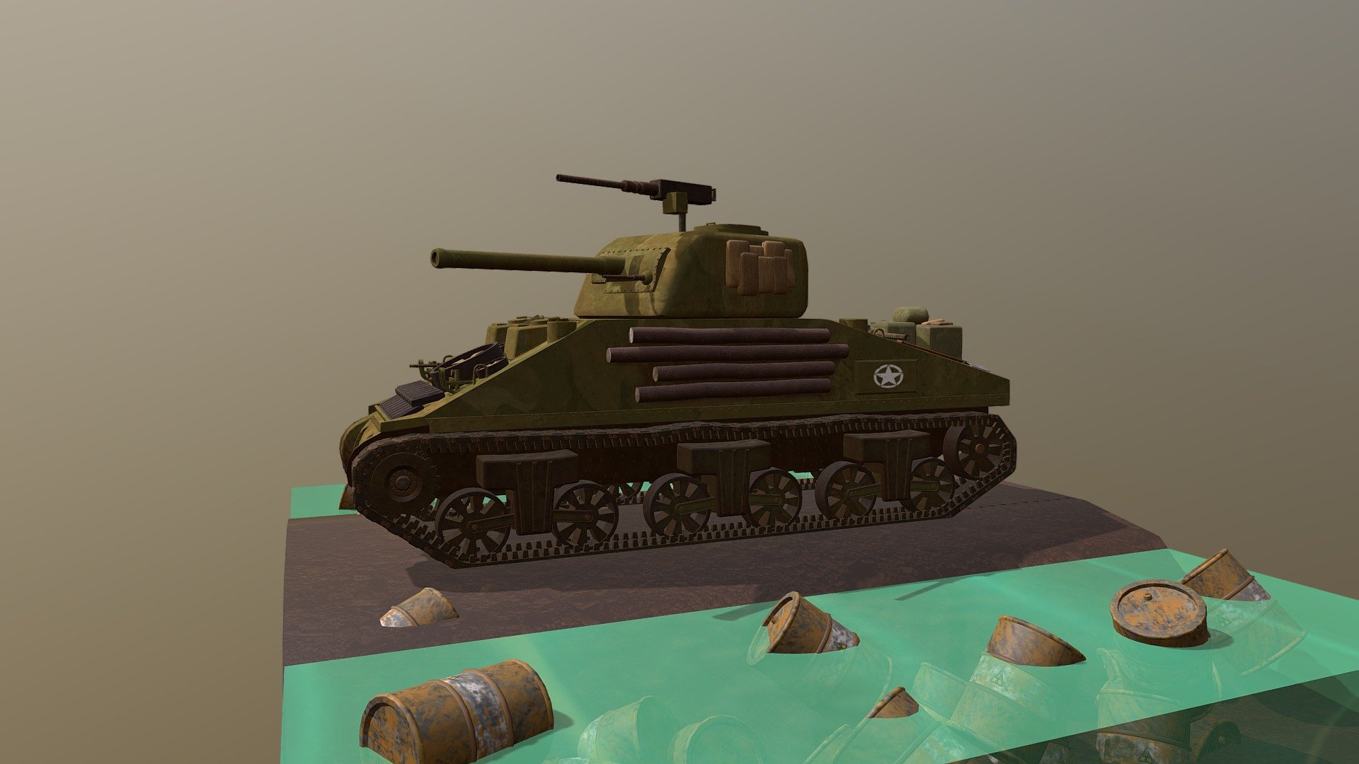 Tank - Download Free 3D model by ANCook [f8c2be2] - Sketchfab