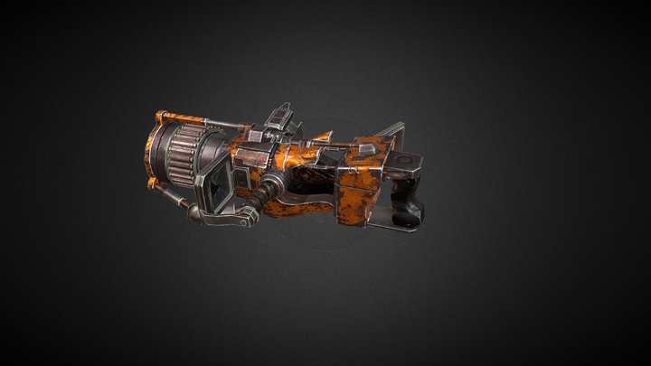 Bouncer Gun Study 3D Model