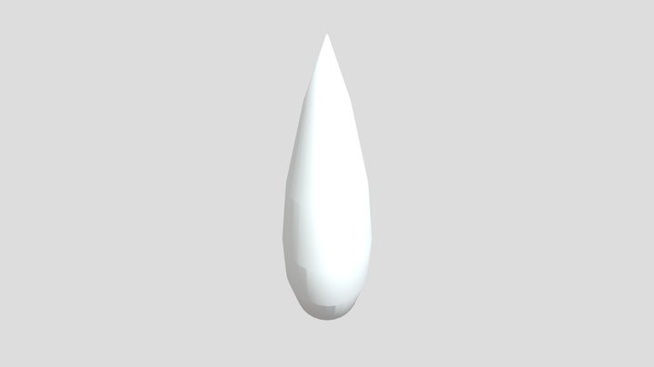Almond (Untextured) 3D Model