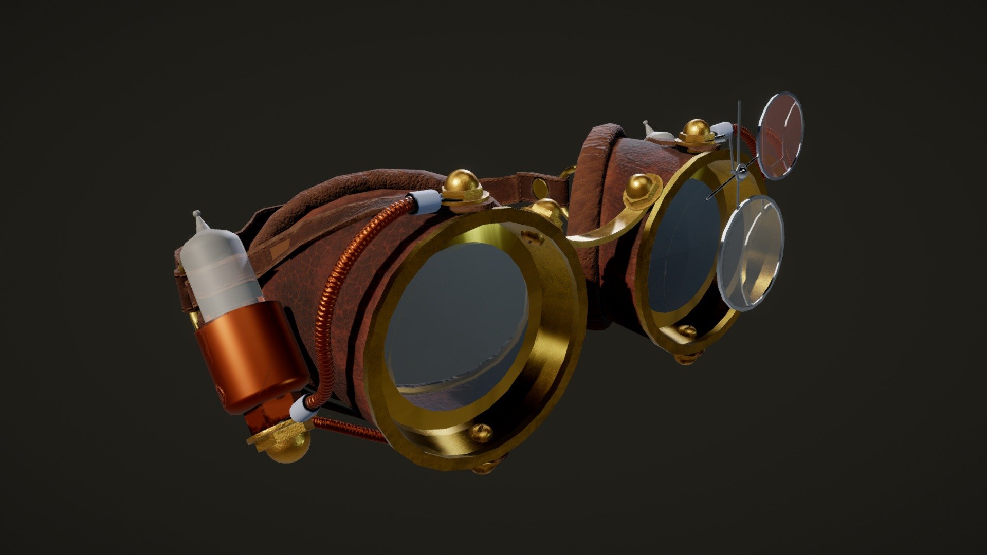 Steampunk Goggles 3D model by Jake Taylor (zerlupus) [f8c36f6