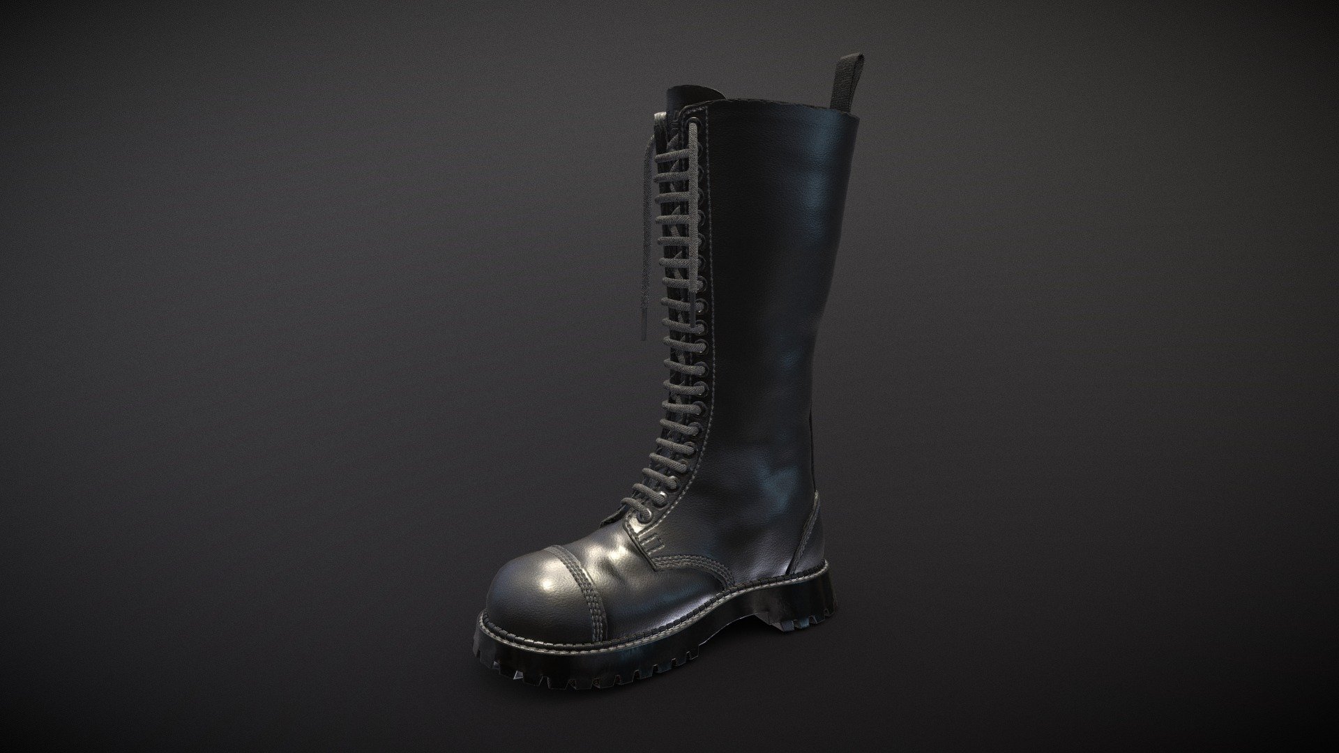 Grinders Boots STAG HIGH Buy Royalty Free 3D model by Feds452