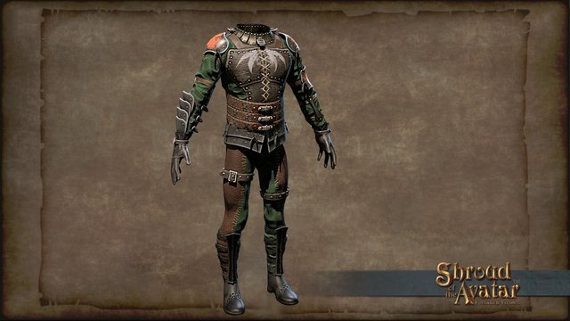 Elven Archer Armor 3D Model