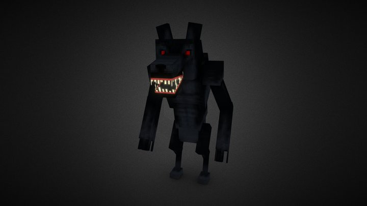 Lobo Minecraft - Desenho de mlg_foxy - Gartic