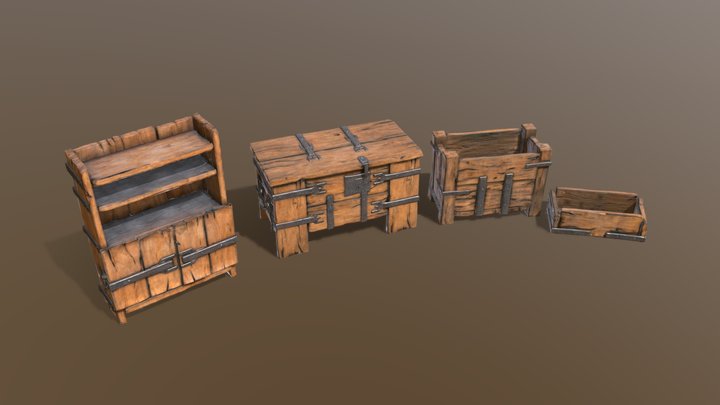 Carpentry Set; Small 3D Model