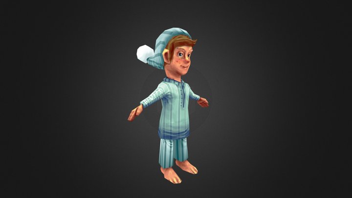 Character Hugo 3D Model