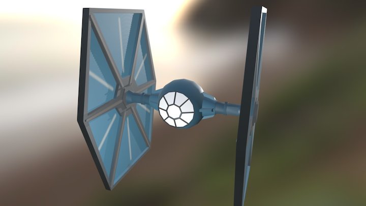 Tie Fighter from Star Wars 3D Model