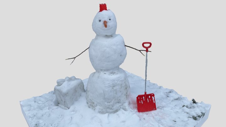 Snowman photoscan 3D Model