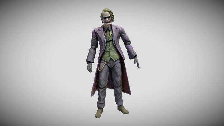 <!--Day1--> The Dark Knight Joker 3D Model