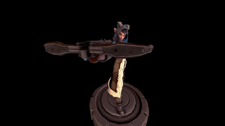 Rogue Tiefling 3D Model