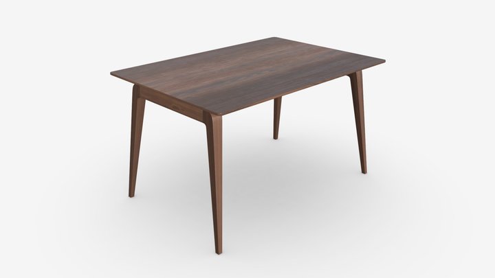 Small Dining Table Ercol Lugo 3D Model
