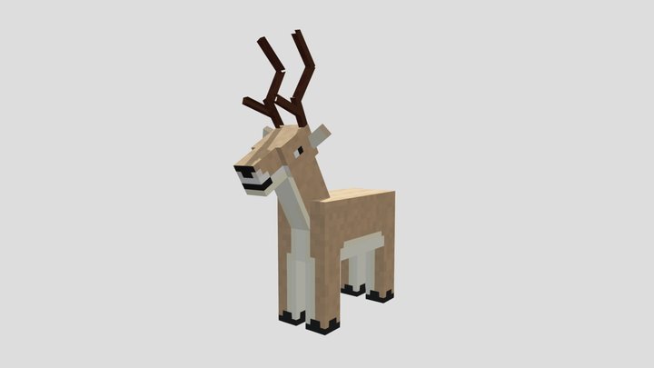 Deer (Minecraft) 3D Model