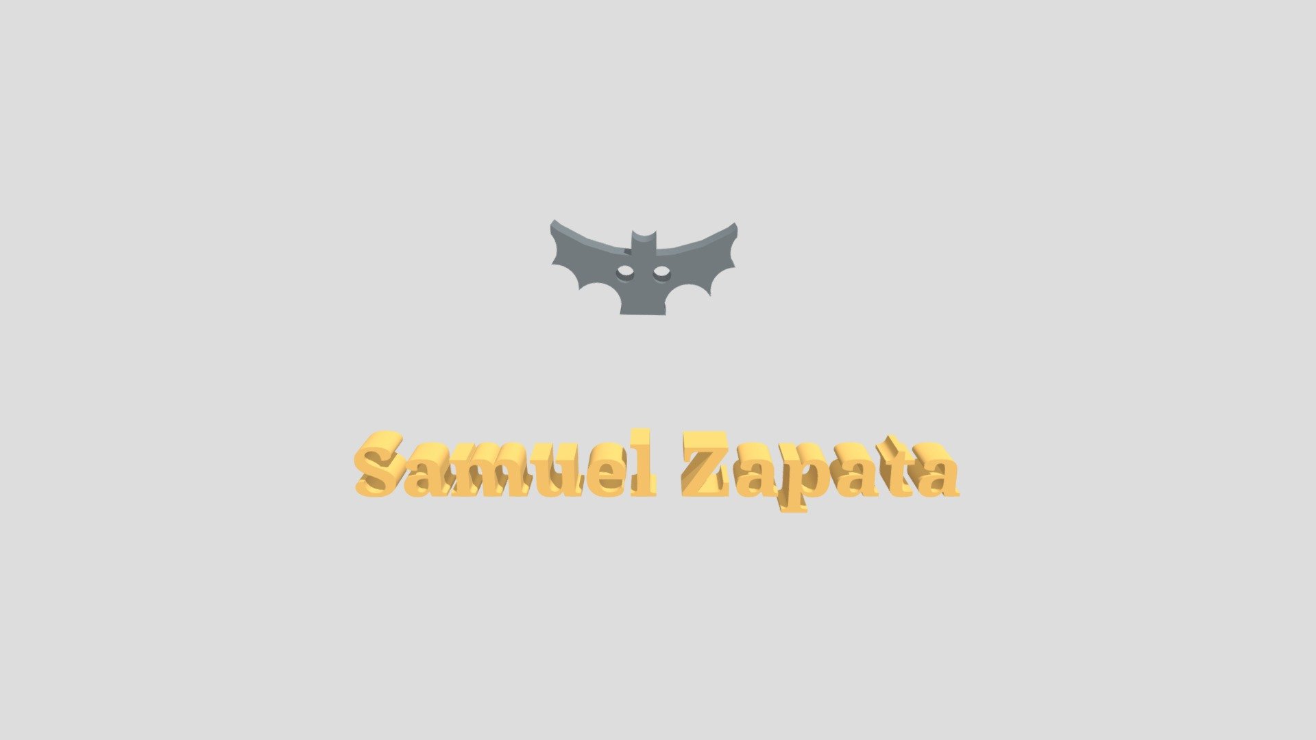Samuel Zapata Bat Button!