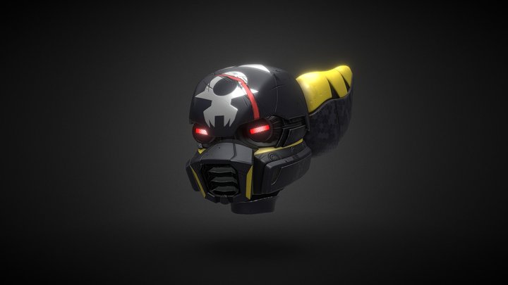 Ratchet and Clank helmet 3D Model