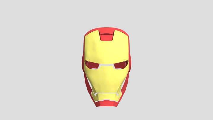 Iron Man Helmet 3D Model