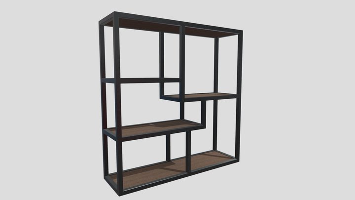 dlX-Book Shelf(Manhattan Beach) 3D Model