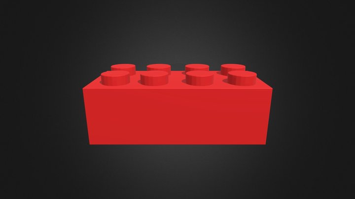 Lego Brick 3D Model