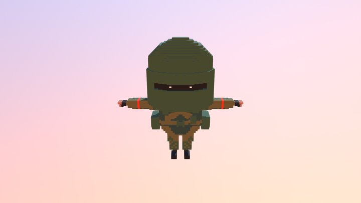 Tachanka Chibi 3D Model