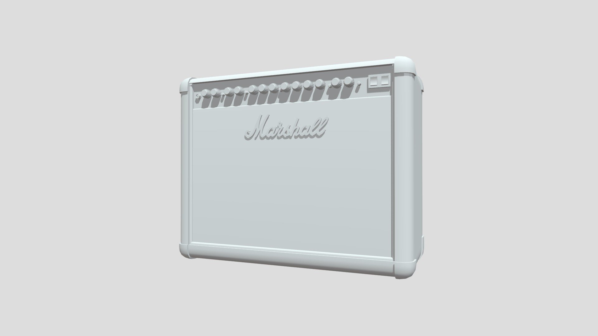 Low Poly Marshall Amp