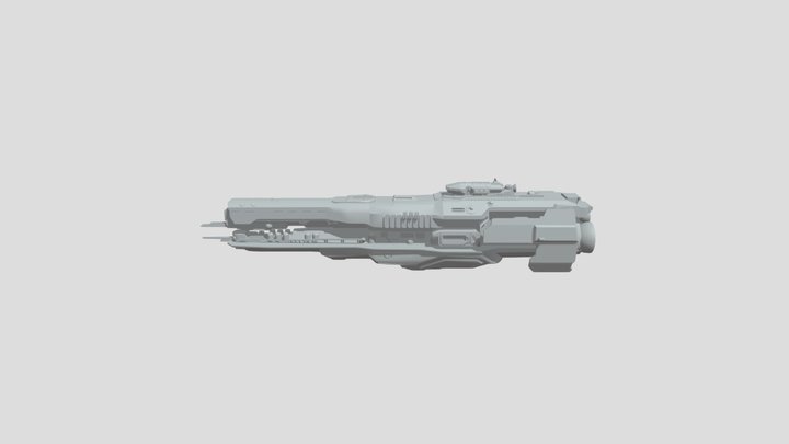 UNSC STRIDENT 3D Model