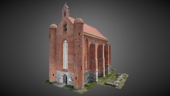 Kaplica Templariuszy w Chwarszczanach 3D Model