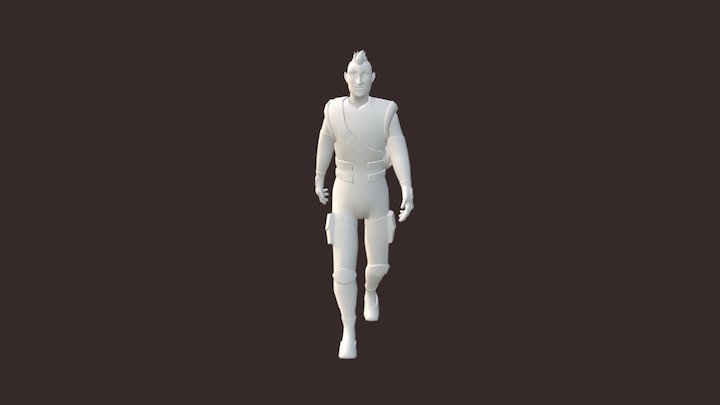 Character_Kresta_Walk 3D Model