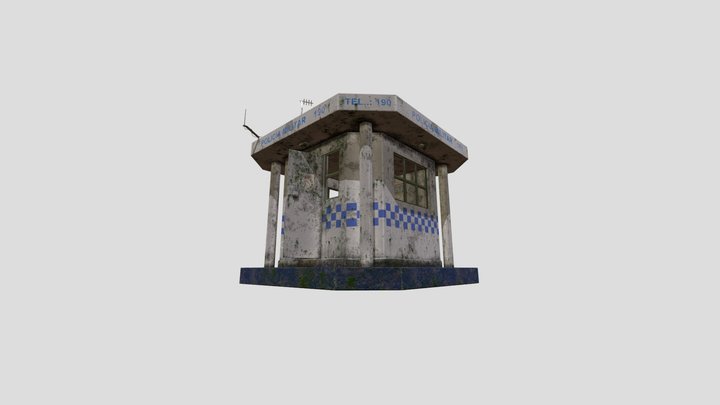 Rio de Janeiro Police Cabin 3D Model