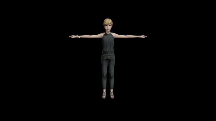 Life is Strange  - Victoria Chase (Younger) 3D Model