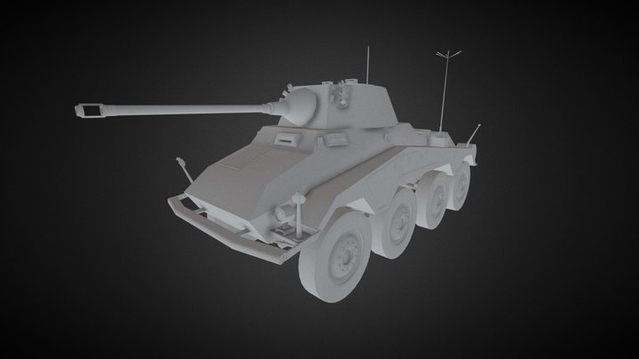 Sd.Kfz. 234/2 "Puma" 3D Model