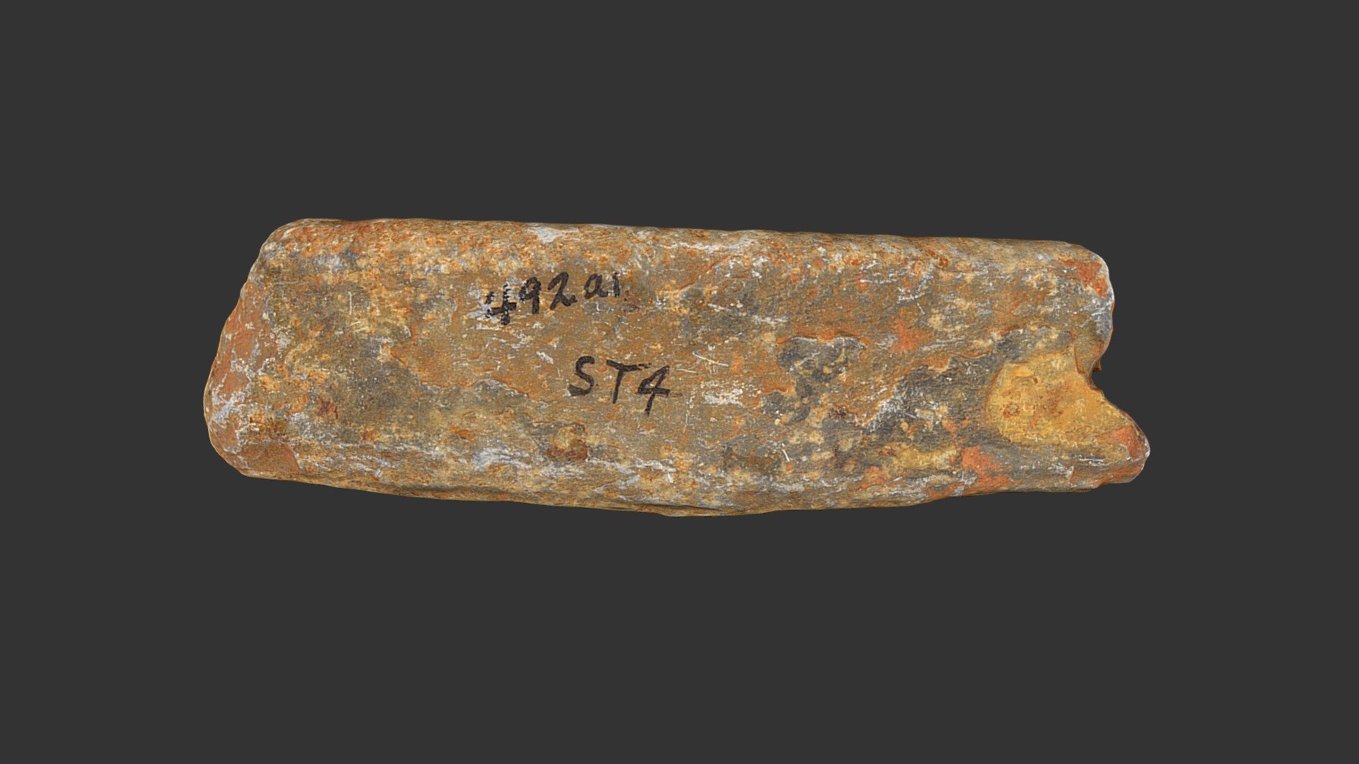 Hammerstone (492a14) Download Free 3D model by RLA Archaeology (rlaarchaeology) [f8d5e1c