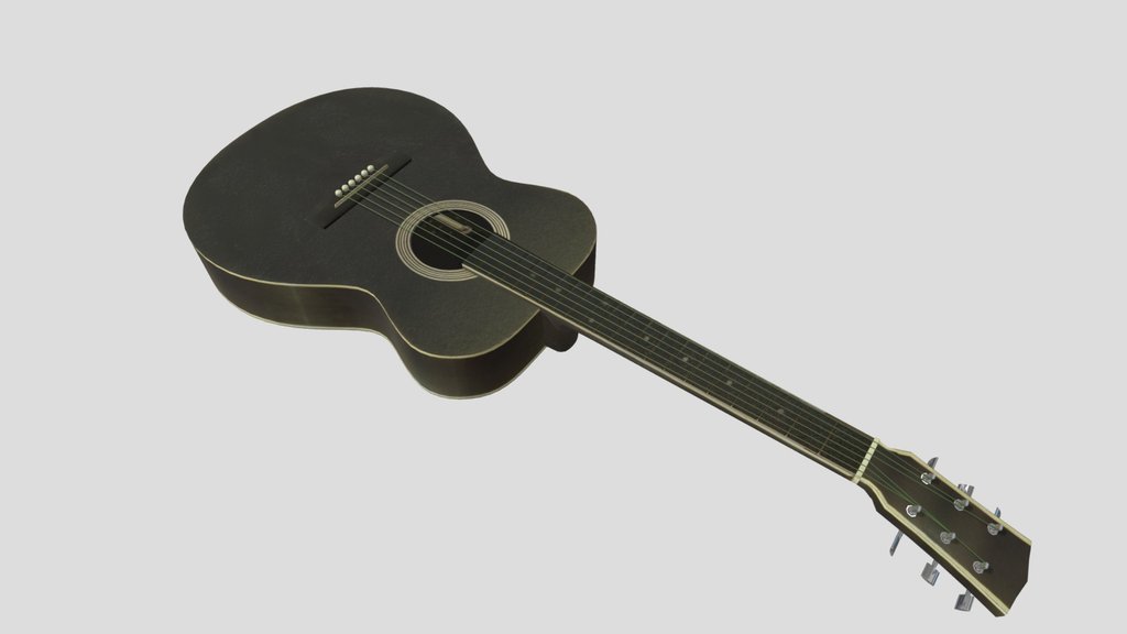 Photorealistic (Western) Guitar