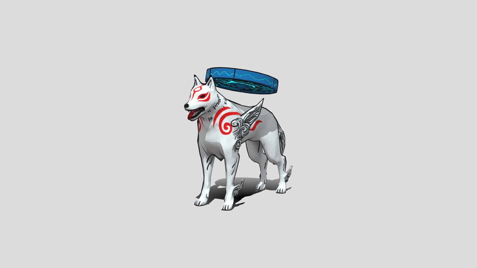 Amaterasu - 3D model by Filippo Ferrarini (@FilippoFerrarini) [f8d7373]