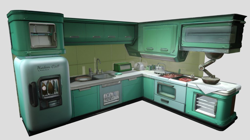 Future-Retro Kitchen
