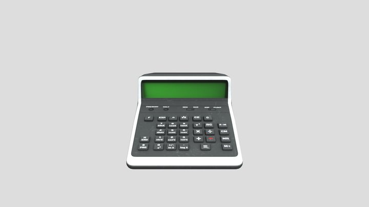 Old calculator 3D Model