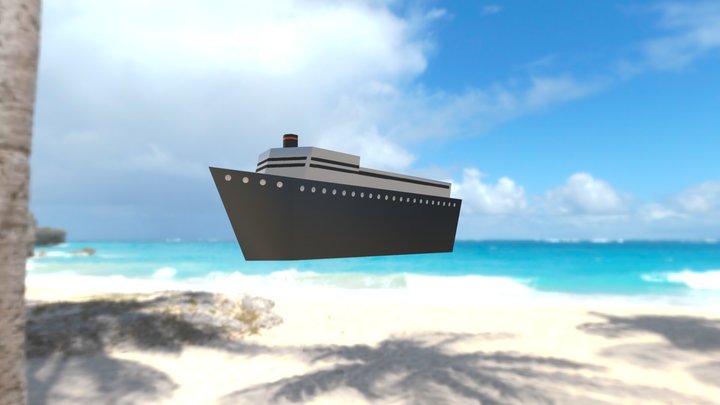 Boat LowPoly 3D Model