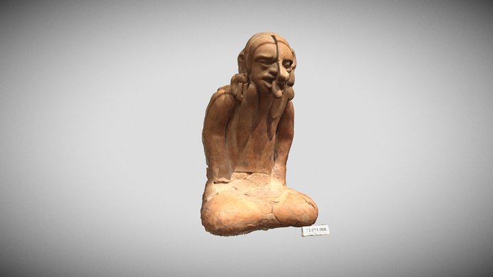 WereJaguar Ceramic Figure 3D Model