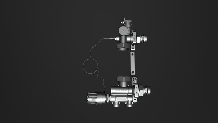 FIV Solomix Mixing Unit with Thermostatic contro 3D Model