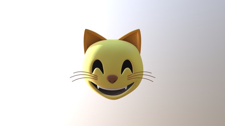 Gato_Emoji 3D Model