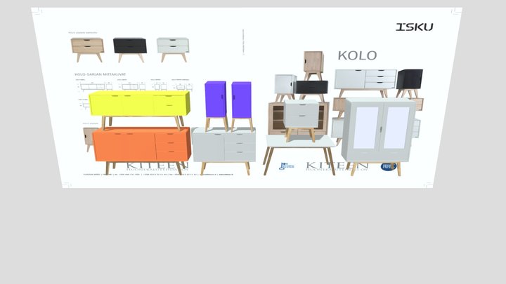 Kolo furniture 3D Model