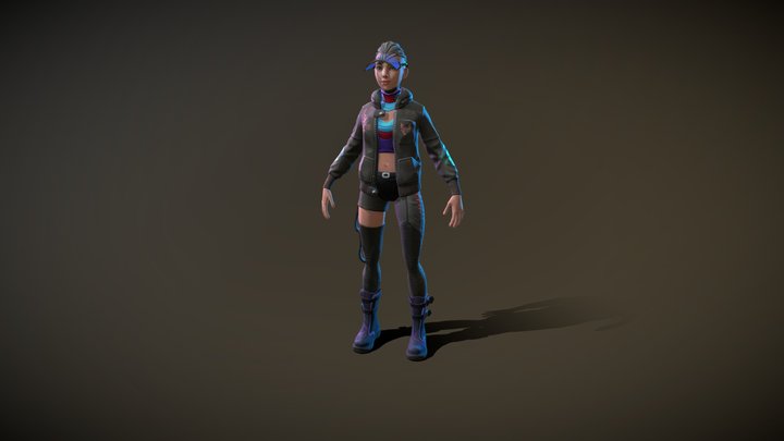 Readyplayerme Cyberpunk 3D Model