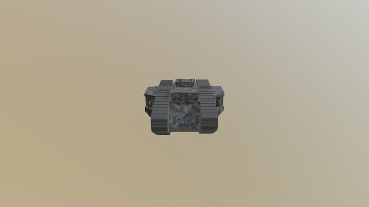 Mark V Tank 3D Model