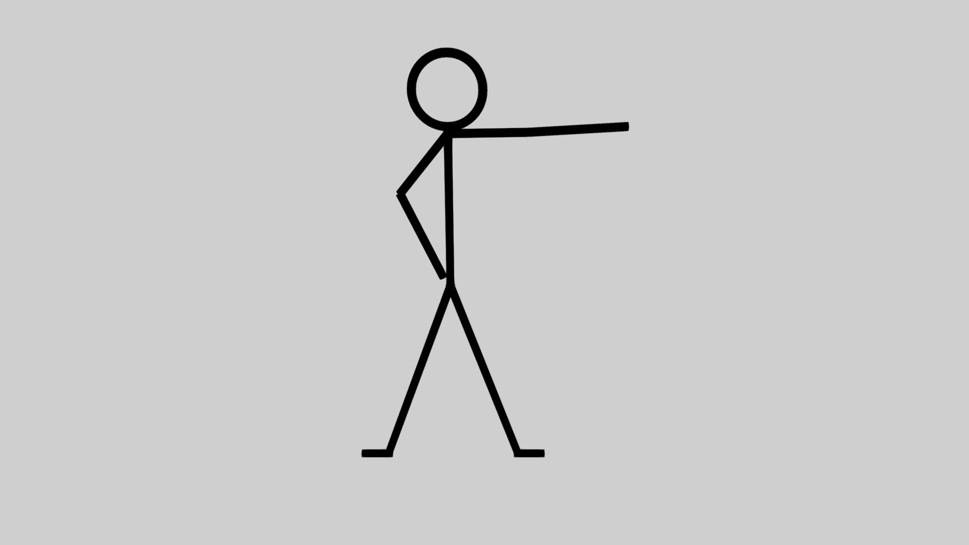 Animated Stick Figure Character 2D Free CC0