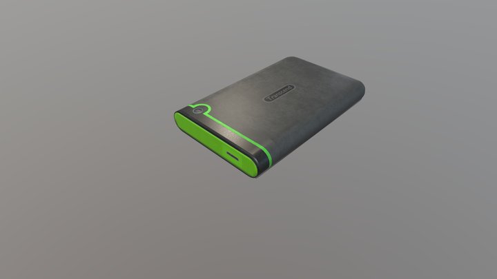 External hard drive 4k 3D Model