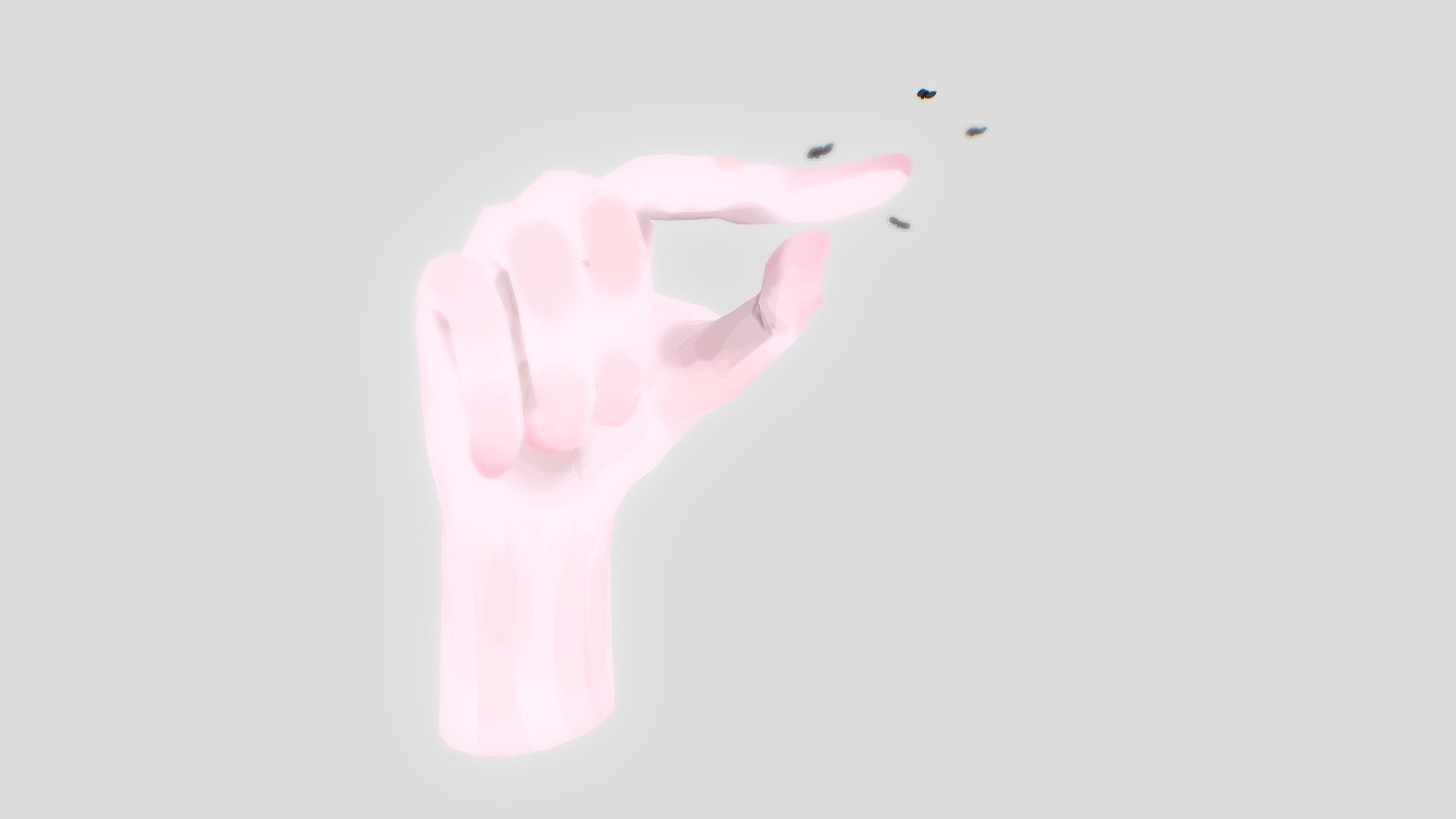 Hand and Flies - 3D model by coolest artist Alty ⚠ (@EndlezzAlty ...
