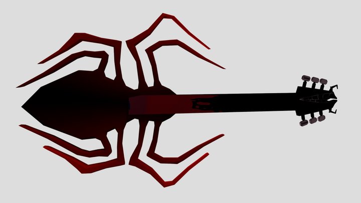 Prototype for a Spider Guitar 3D Model