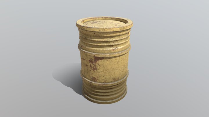 Barrel 3D Model