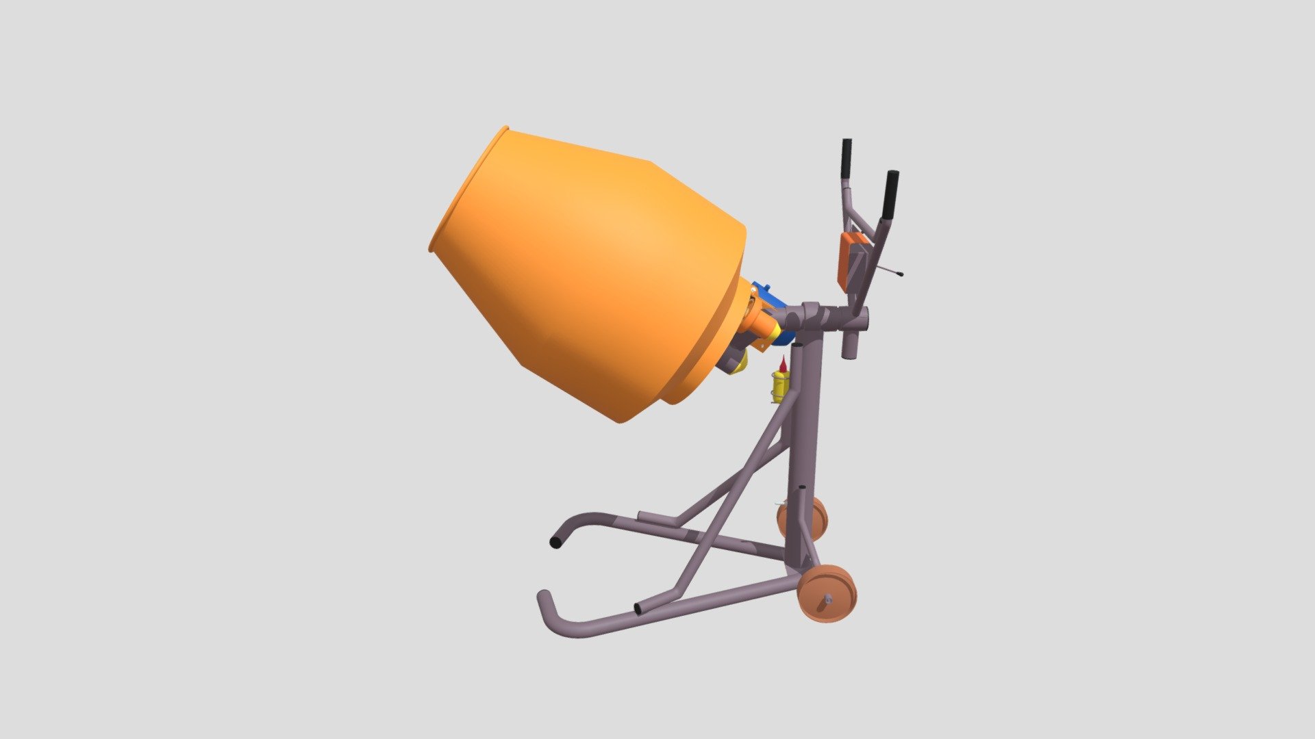 Бетономешалка МиК-Профессионал 180 литров - 3D model by OOOMIK [f8df35b ...