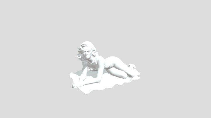 Vintage Beach Glamour 3D Model